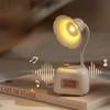 Creative Retro Gramophone Table Lamp Accessory Endless Dimming Birthday Gift Dorm Room Rechargeable Nightlight with Music