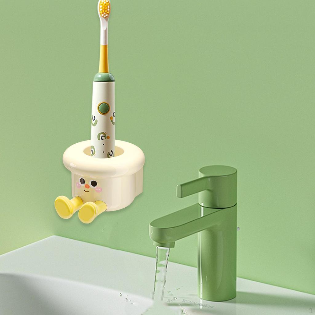 Badezimmer-Organizer für elektrische Zahnbürsten und Make-up-Pinsel, Wandmontage