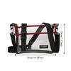 Waterproof Transparent Crossbody Bag Square Casual Shoulder Bag Casual PVC Messenger Bag  Unisex