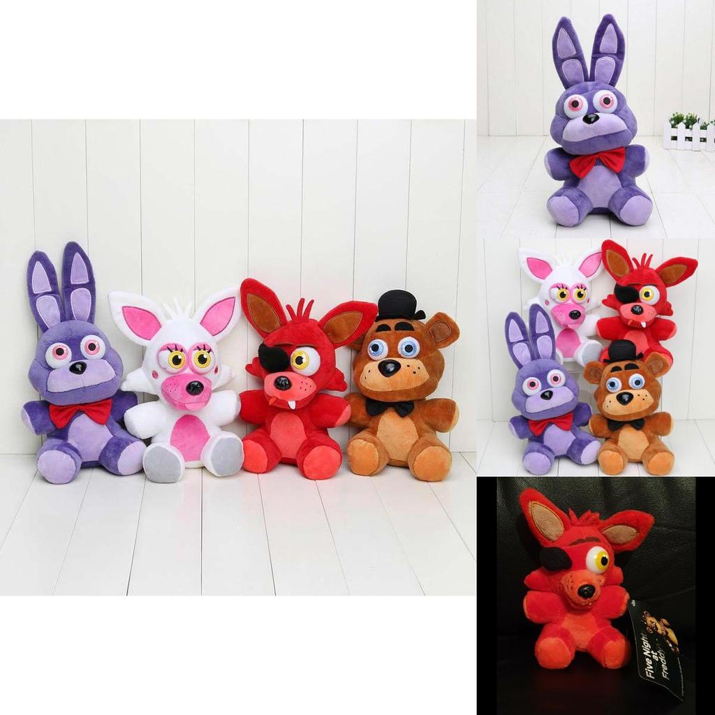 Adorabil Jucărie de Pluș Five Nights At Freddy's Urs Vulpe Bonnie Auriu Pentru Copii Decor Acasă