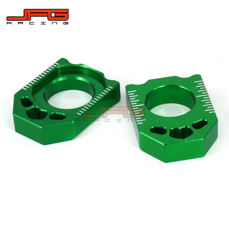 KX125/250F/KXF450 Off-Road CNC Kettenspanner für Hinterradnabe