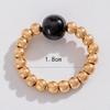 French Style Niche Versatile Bead Index Finger Ring Women's Jewelry Simple Design Imitation Pearl Single Ring Women