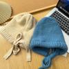 Balaclava Korean Style Bag Hat Autumn and Winter Warm Bag Head Ear Protection Hat Strap Knitted Wool Hat Pile Hat