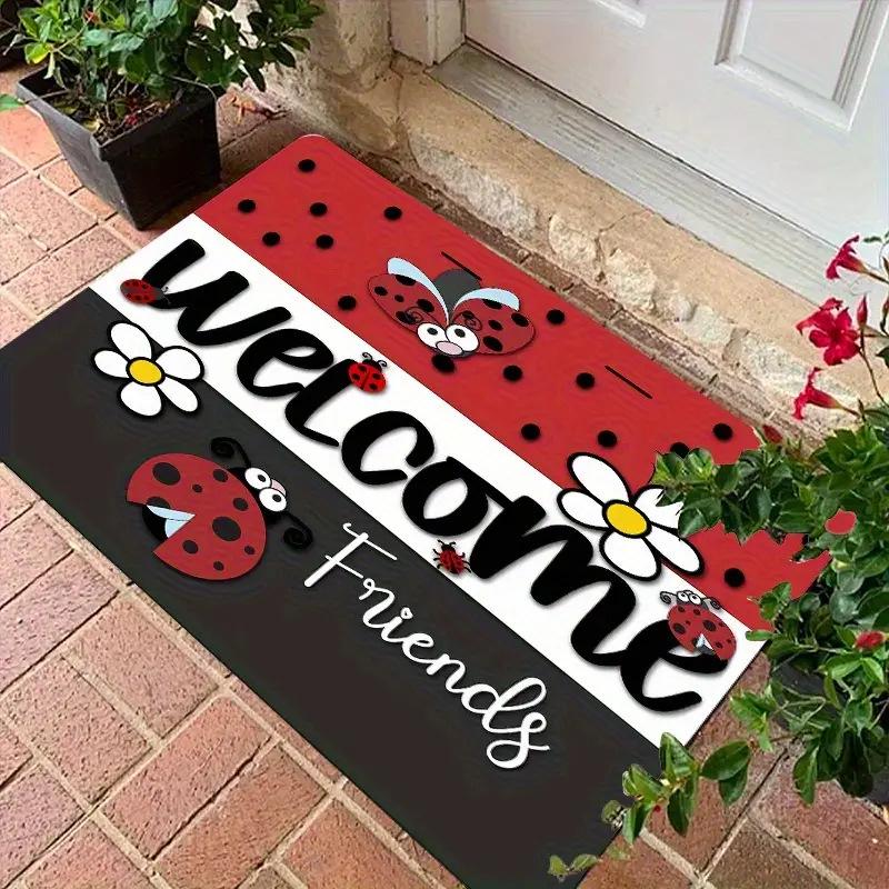 American Style Entryway Mat - Decorative, Wear & Dirt-Resistant, Easy to Clean
