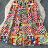 Summer Women Vintage Baroque Print Designer Runway Dress Spaghetti Strap Long Midi Party Dresses
