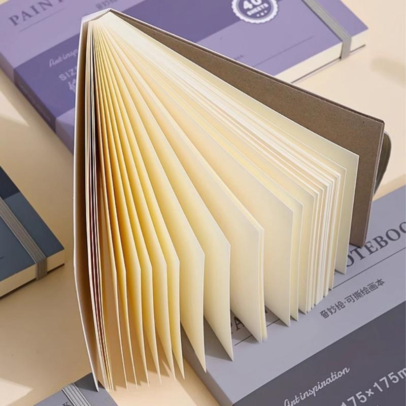 Tearable Drawing Notebook Tearable Paint Book Small Drawing Book Art Supplies Sketch Book for Outdoor Travel Projects