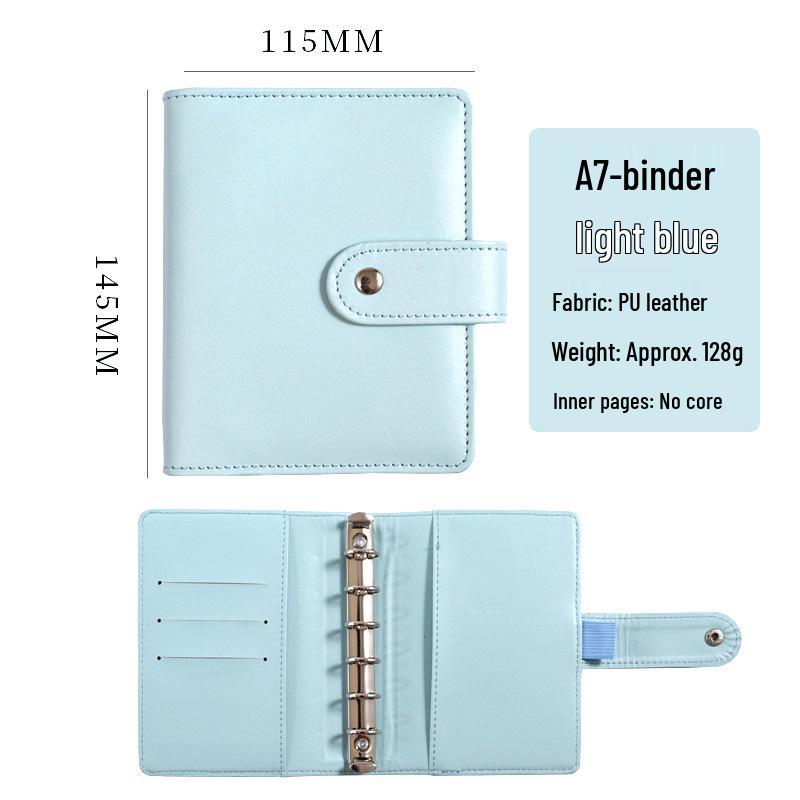 Macaron Minimalist Loose-Leaf Notebooks: A5, A6 Travel, and A7 Pocket Korean Creative Stationery Budget Books