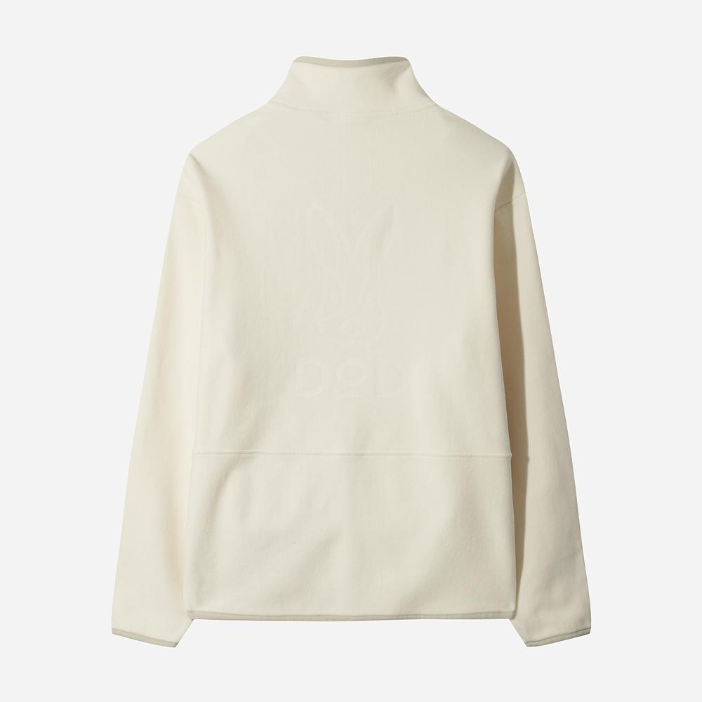 Dod Heatrest Fleece Zip-Up Anorak (Ivory)
