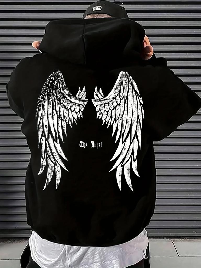 Men's New Fashion Trend Kangaroo Pocket Hoodie Comfortable Breathable Tops Autumn Winter Sportswear Long Sleeve Warm Sweater