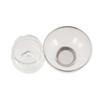 Mountain Shape Tea Residue Strainer Clear Glass Kung Fu Tea Set  For Loose Tea Leaves