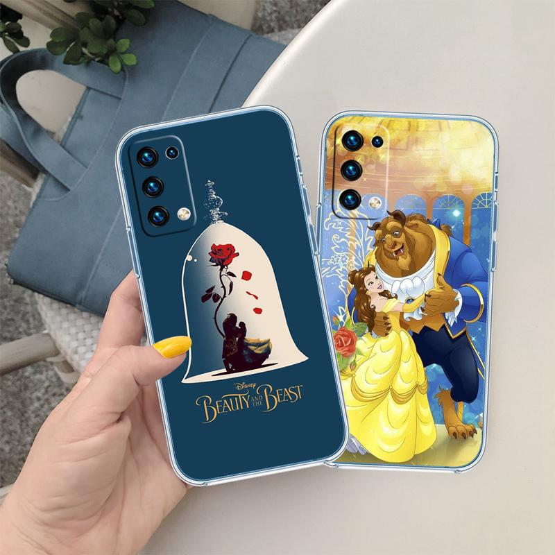 Beauty and the Beast Transparent Phone Case for Motorola Moto G7 G8 G9 G84 G85 G73 G24 G15 Z2 Play Power Plus