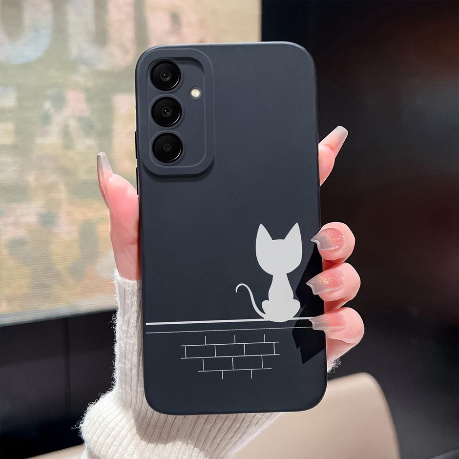 For Samsung Galaxy A25 A26 A36 A56 5G Case Cute Flowers Silicone Soft Protective Cover For SamsungA25 A26 A36 A56 Fundas Coque