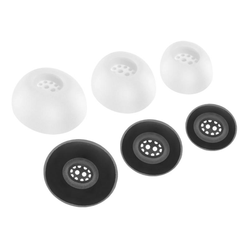 1Set Replacement Ear Tips for Buds 4 In Ear Headphones Earbuds Soft Silicone Washable Reusable Easy Installation
