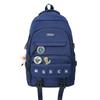 Schoolbag Junior and high school students schoolbag Commuting make-up class handbag Casual Korean version Large capacity backpack Business travel 