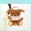 Cute Teddy Dog Plush Toy Sitting Baseball Design Pp Cotton Stuffed Animal Gift For Kids