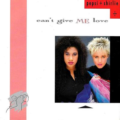 7inch Record PEPSI & SHIRLIE - Can't Give Me Love POSP885 Polydor 1987 UK Dance & Electronica Used