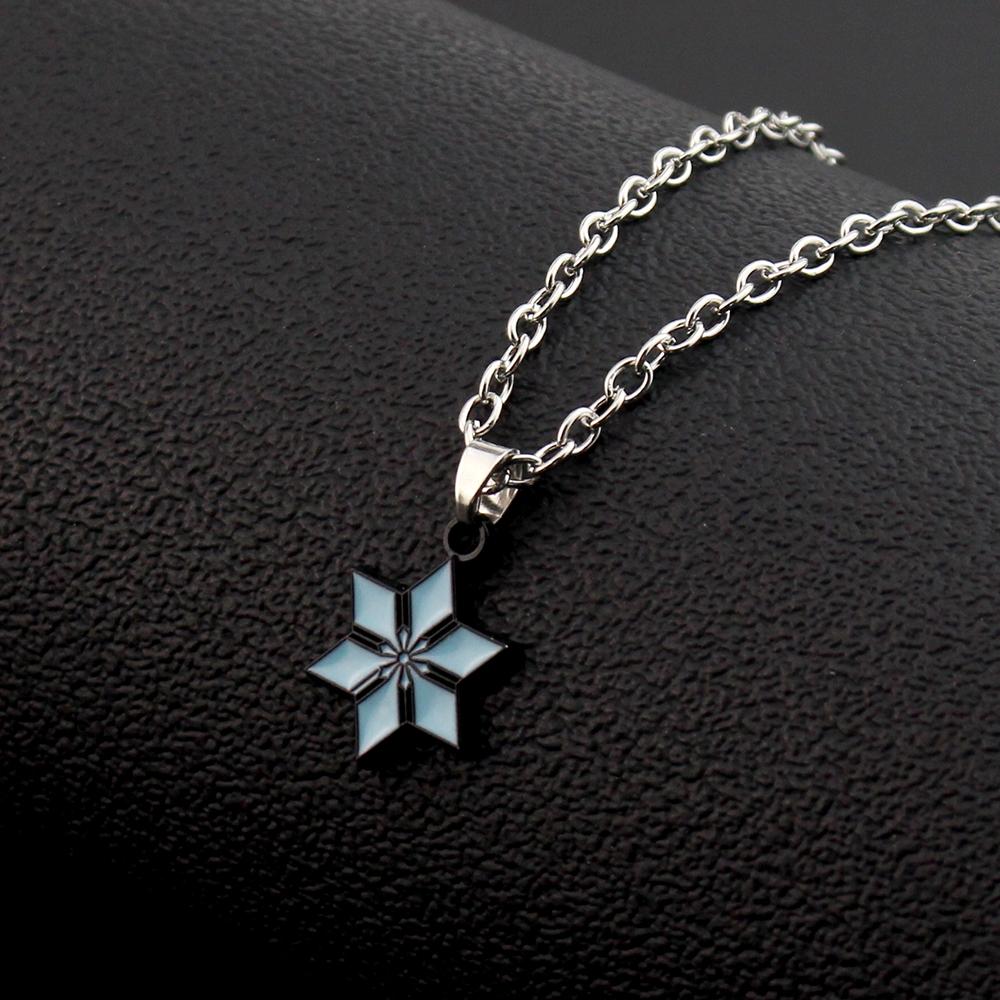 

Genshin Impact кулон ожерелье подростковое милое аниме мультфильм призрак ожерелье из нержавеющей стали для мужчин женщин ювелирные аксессуары подарок as the picture-