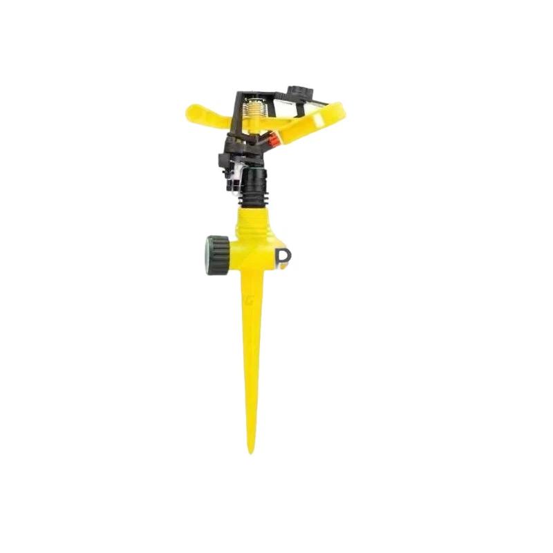 Adjustable Rocker Lawn Sprinkler 360 Degree Rotation Even Spray For Irrigation Agricultural Site Cooling Dust Removal