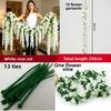 3D Künstliche Blumengirlande 250cm Blauregen Ranke Blume Hängend Rattan Blume Zuhause Hochzeit