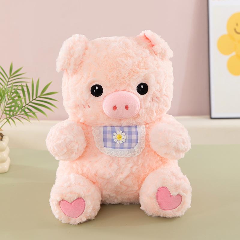 

Новая сит столица розовая свинка кукла плюшевая игрушка милая плюшевая кукла кукла девочка детский подарок 35cm（450g）