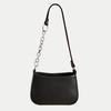 Simple Style Shoulder Bag Women Black Handbag Pu Leather Armpit Messenger Bags Premium Durable Quality Useful Practical