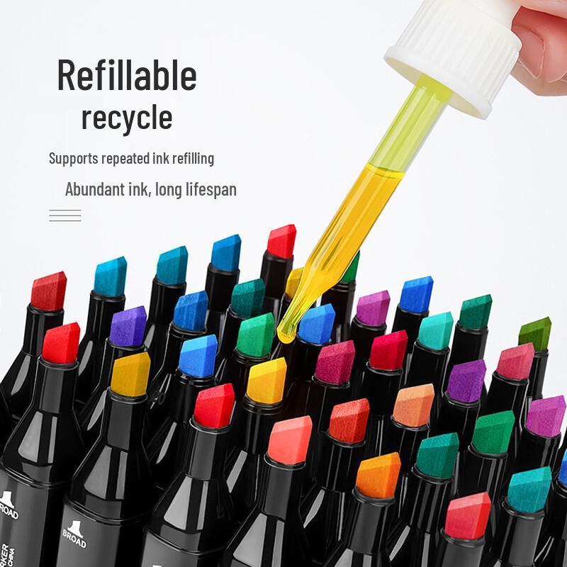 Touch Mark 80-Color Dual Tip Art Marker Set