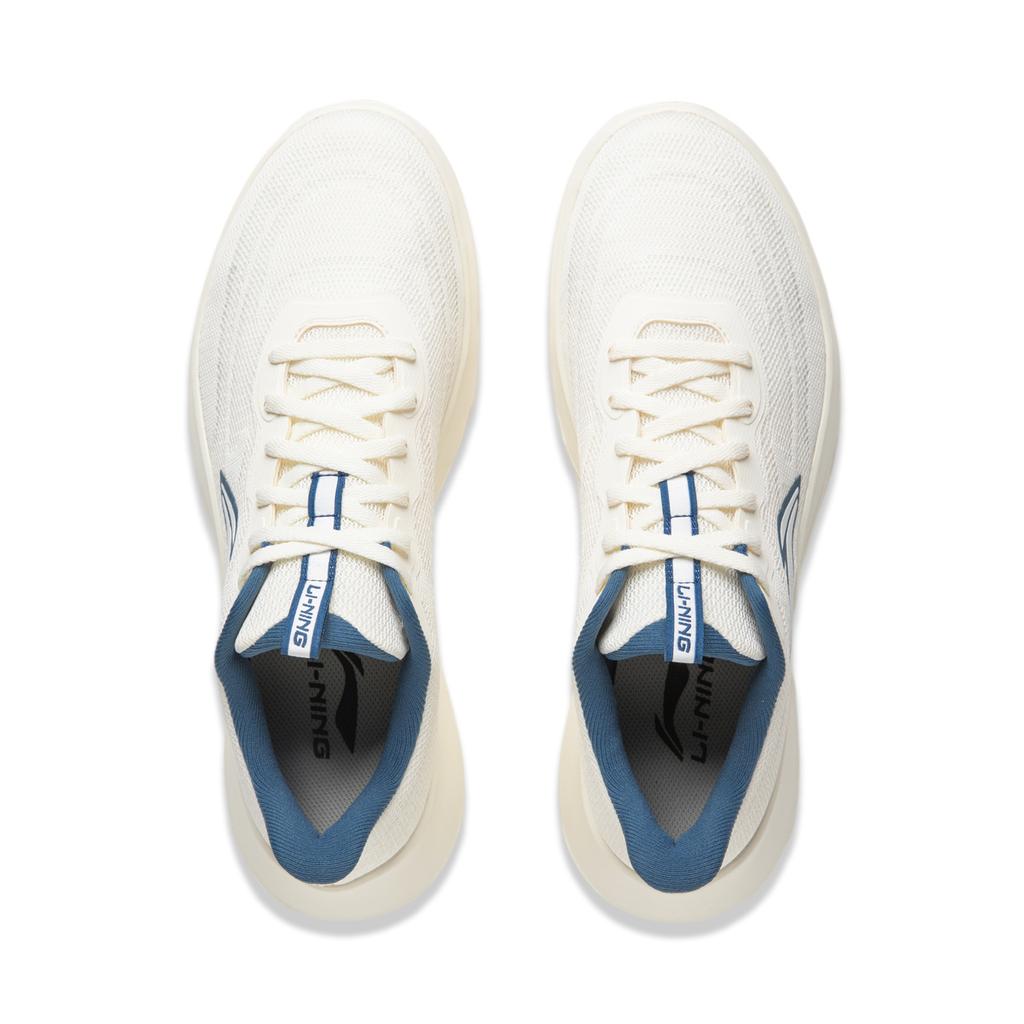 New LiNing Light String Slip Resistant Cushioning Abrasion Resistant Lightweight Low Top Running Shoes Men's White ARSU021-2
