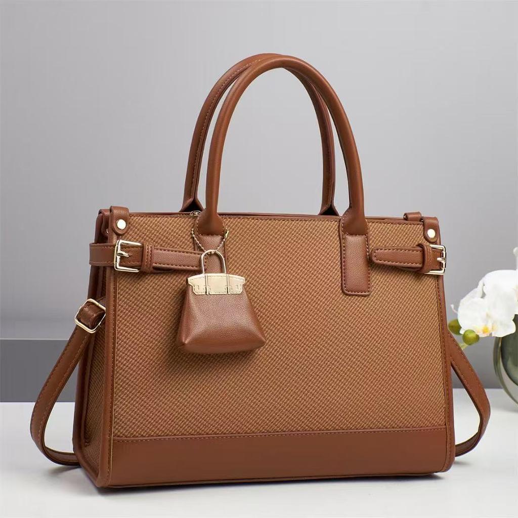 New Fashion Handbag Women's Large Capacity Atmospheric Middle-aged Mom Bag Women's Crossbody Bag Commute