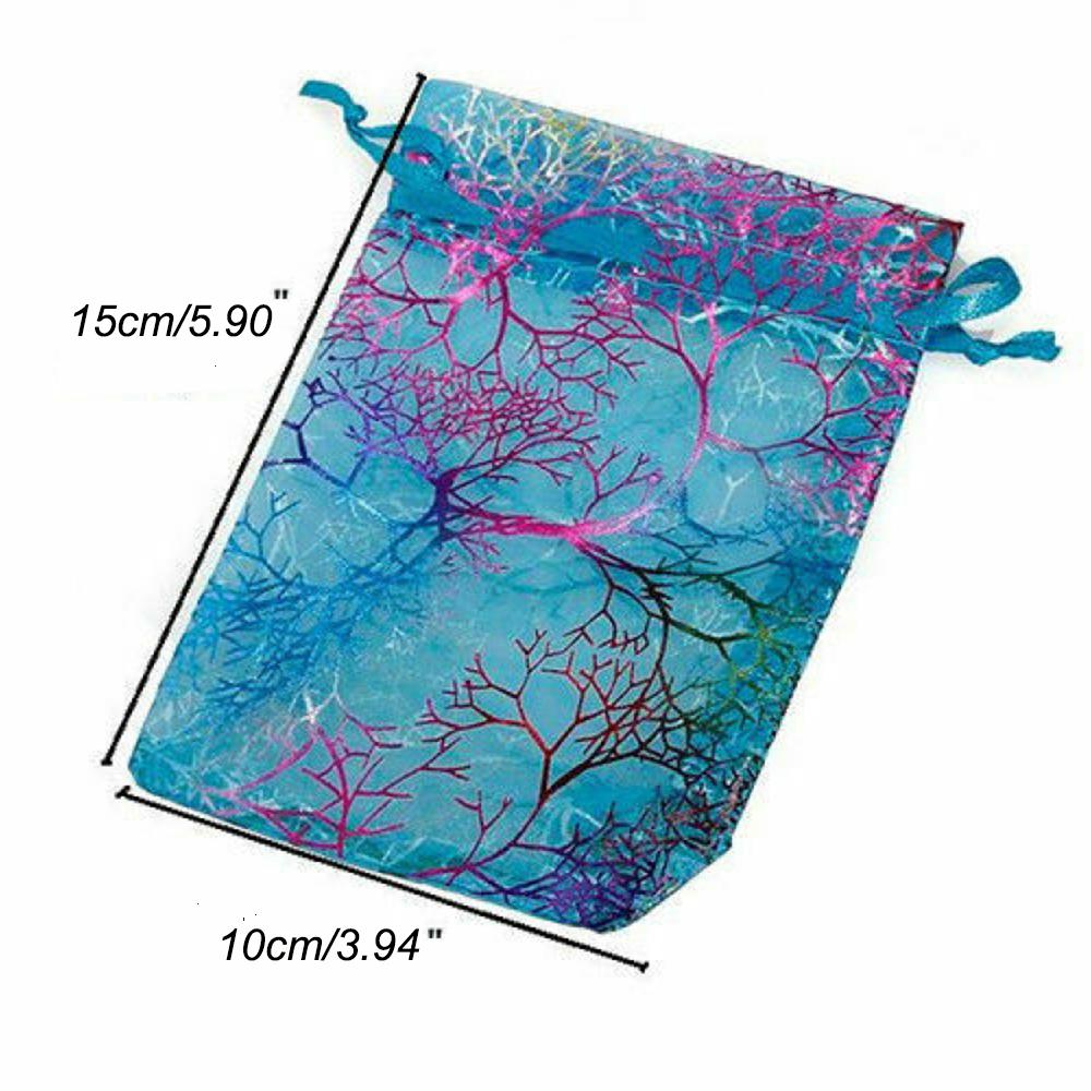 100PCS Bolsas de Organza Bolsas para Joyas Bolsas de Malla Pequeñas con Cordón Bolsas de Regalo Tarjetas para Collares Bolsas de Regalo Bolsas de Favor para Fiesta de Boda Bolsas de Muestra para Dulces