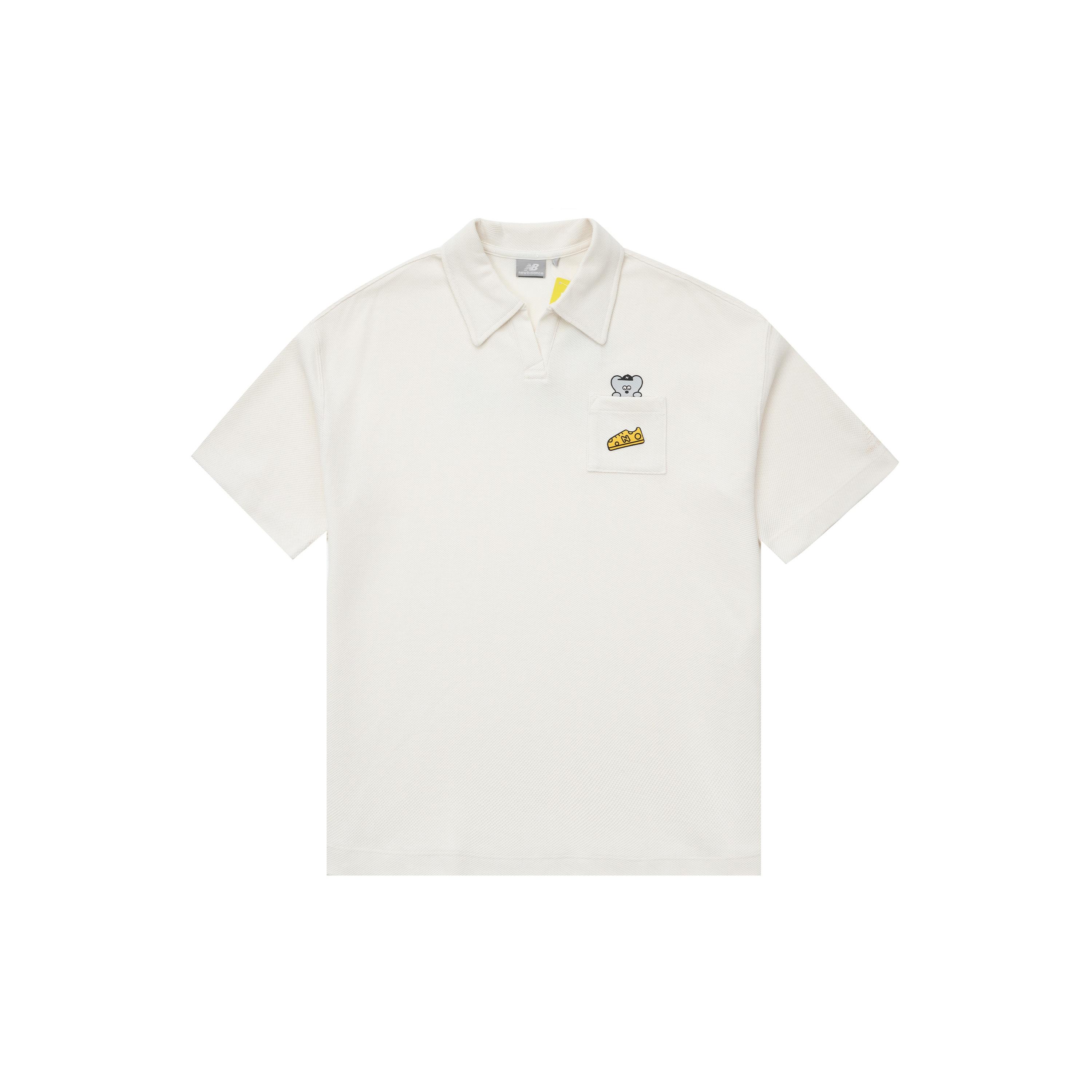 (WMNS) New Balance x SEIJI ANDY Polo Tee Asia Sizing White Women s 5FD26272-IV XL