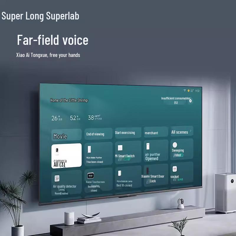 Super Captain 75-inch 4K Smart TV with VR