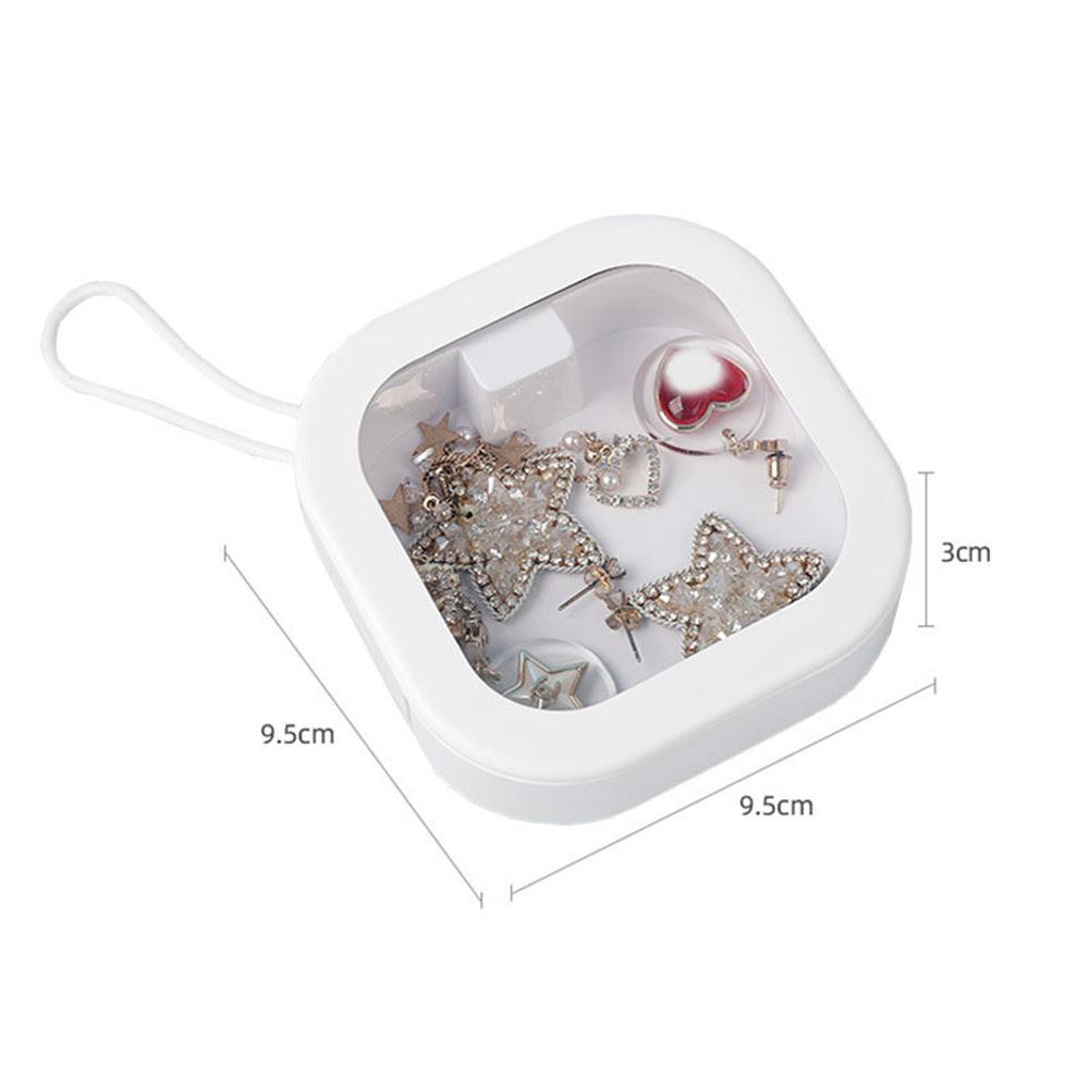 2pcs White + 2Pcs Pink Organizer Boxes For Hair Tie or Other Small Items Storing