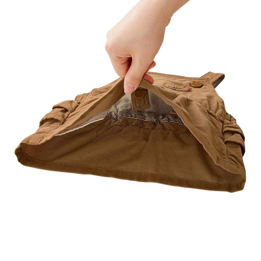 Miki House Hot Biscuits Jumper Skirt 73-1802-821 (90cm, Beige)