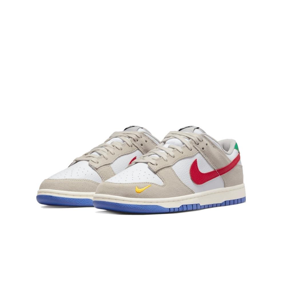 Nike Dunk Low Light Iron Ore Red Blue