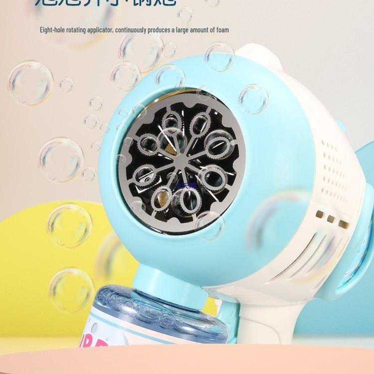 2025 New Model Handheld Electric Bubble Gun Toy for Girls
