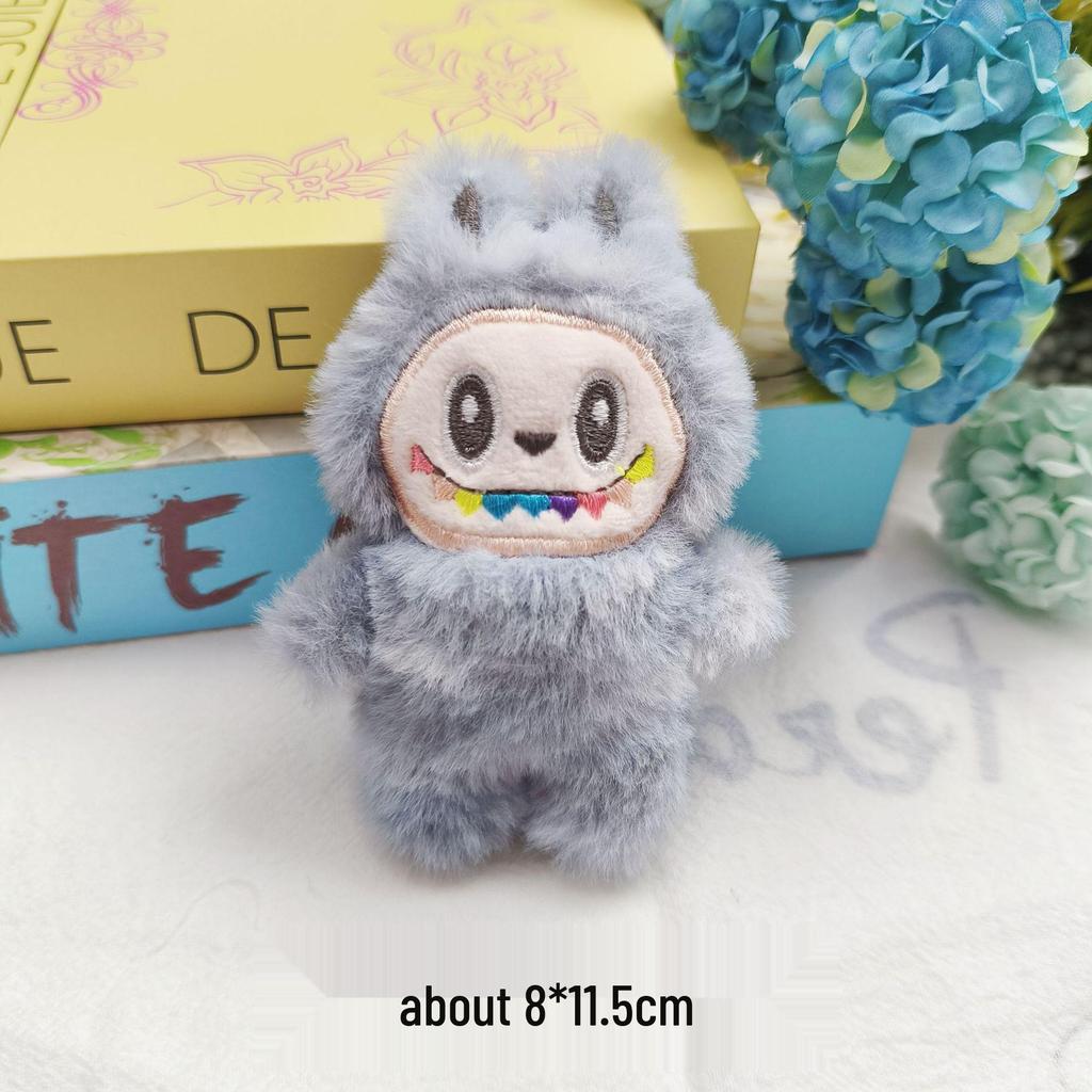 Piszczący wisiorek Labubu 3. generacji: DIY Biżuteria i Dodatek do Odzieży Pluszowy Brelok z Lalką