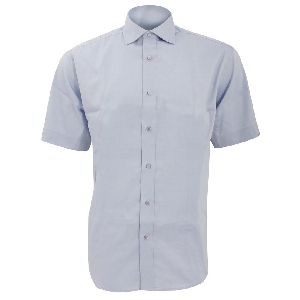 Kustom Kit Mens Superior Oxford Short Sleeved Shirt