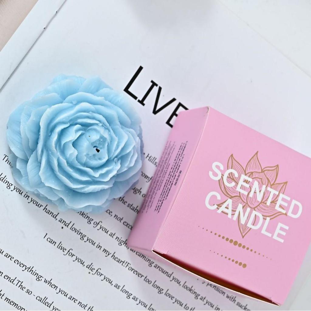 Peony Scented Candle: Creative Teacher's Day & Birthday Party Favor Gift