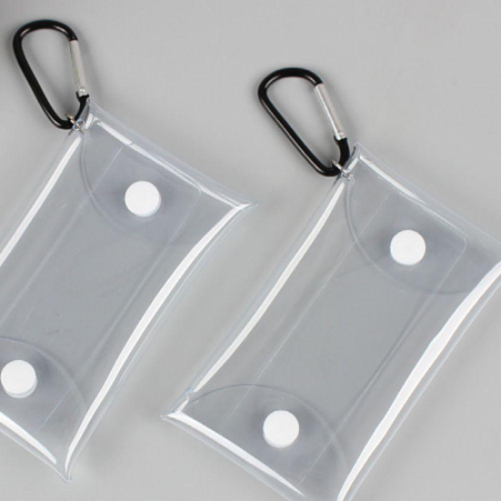 Dustproof Anime Display Bag With Metal Buckle Multiple Sizes Storage Box Clear Keychain Organizer Bag Anime Pendant