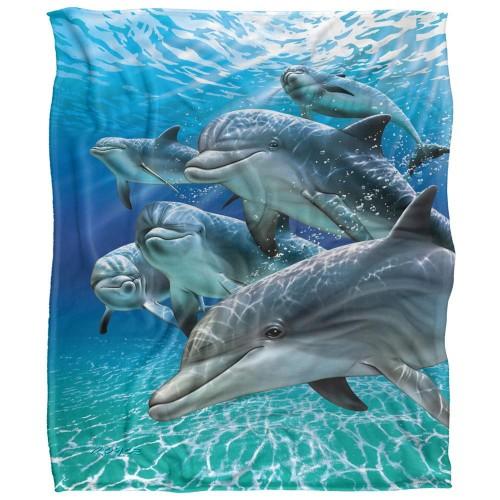 Royce McClure Travelers Silky Dolphin Supersoft Blanket