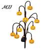 Garden Gifts for Halloween Solar Tree Stump Light, Powered Stake Twinkling Light Black Cat Porch Accents with Ghost Pumpkin Ornaments, Vintage Glowing