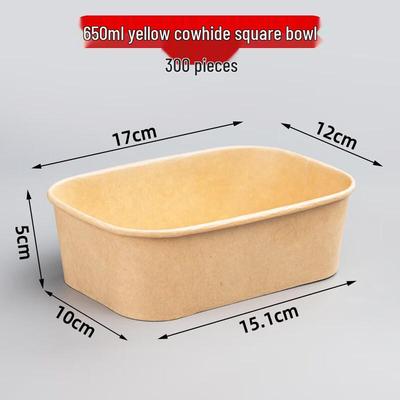 Contenants alimentaires jetables en papier kraft Yuduo