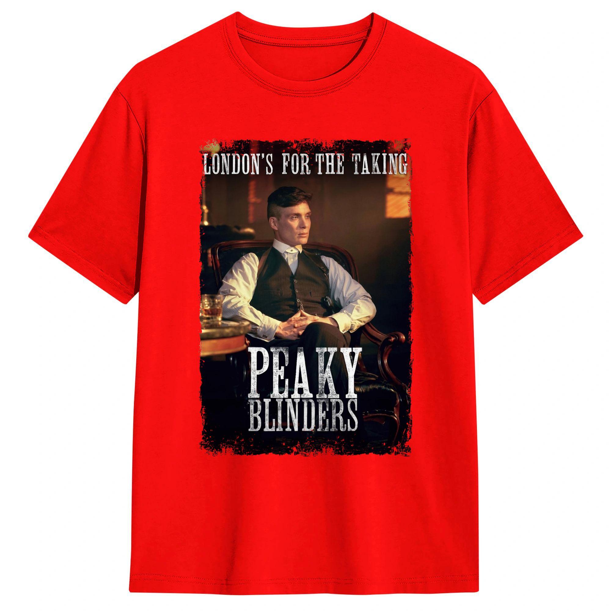 Mens Peaky Blinders The Immortal Man T Shirt 100 Cotton Clothing Casual Short Sleeve Crewneck Tees Plus Size TShirts S