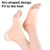 1 Paar Hielbeschermerhoes Plantar Fasciitis Blaar Gebarsten Hielen Sporen Pijnverlichting Antislip Ademend Mannen Vrouwen Hielbeschermer Sleeve