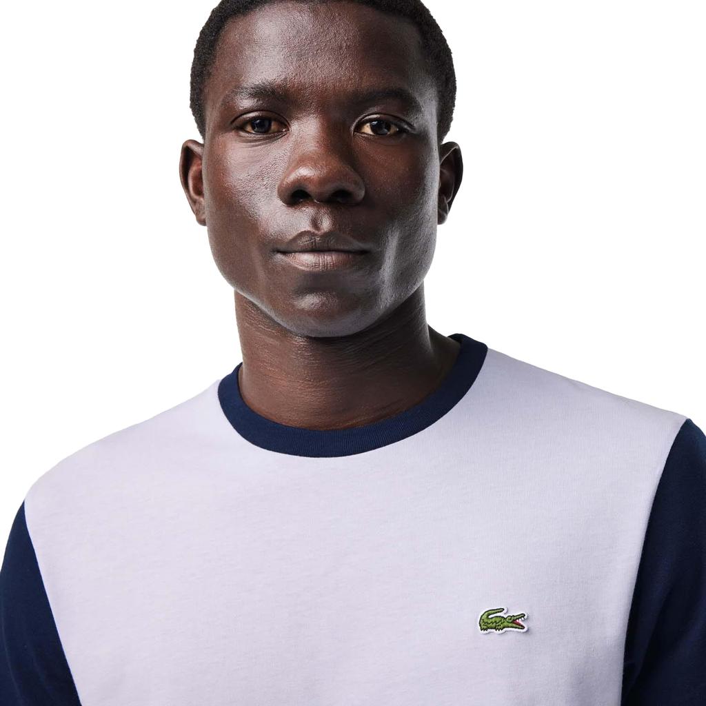 Lacoste Men's Colour Block Jersey Regular T-Shirt