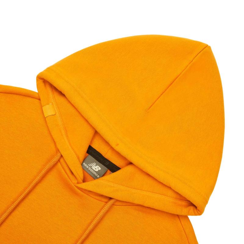 New Balance Sport Style Sweatshirts Men's Orange Hooded Moderate Regular NCA3E021-ORG