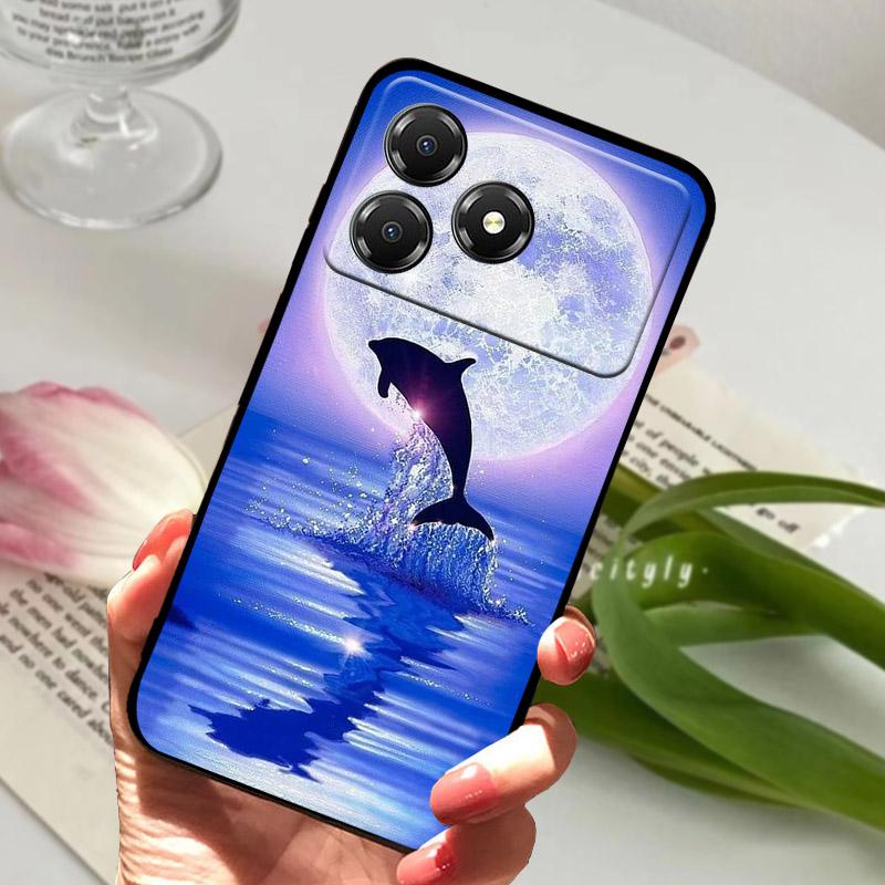 Pro ZTE Blade A36 Pouzdro Cool Vlk Měkký Silikonový Kryt Telefonu Pro ZTE Nubia A36 A 36 Nárazuvzdorný Ochranný Kryt BladeA36 Z2472 Funda