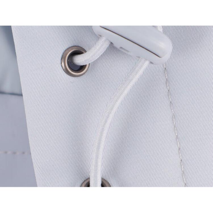 Li Ning Color Block Zipper Hooded Comfortable Breathable Sports Windbreaker Men Outerwear Dawn-Gray Pigeon-Gray AFDUA13-6