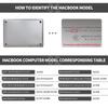 MacBook Air 13 Pro 15 16 Protective Case With Cooling Stand Anti-Slip Matte PC Shell