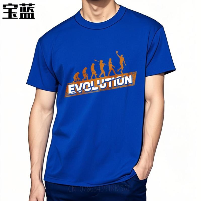 Funny tshirt Relaxed Fit Tshirt Solid Color Teeshirt Boys O Neck tshirt Brand Evolution From Ape To Human Everyday Man tees